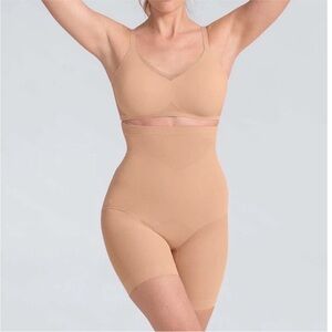 Honeylove Super Power Short Neutral Beige XL - High Compression Shapewear